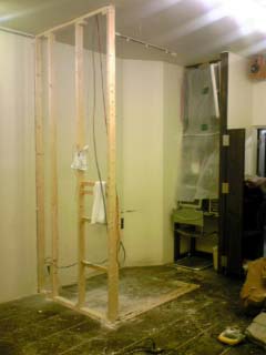 受付の改装-2007-10-29