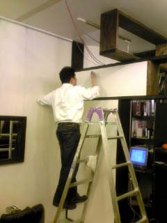 受付の改装-2007-10-29