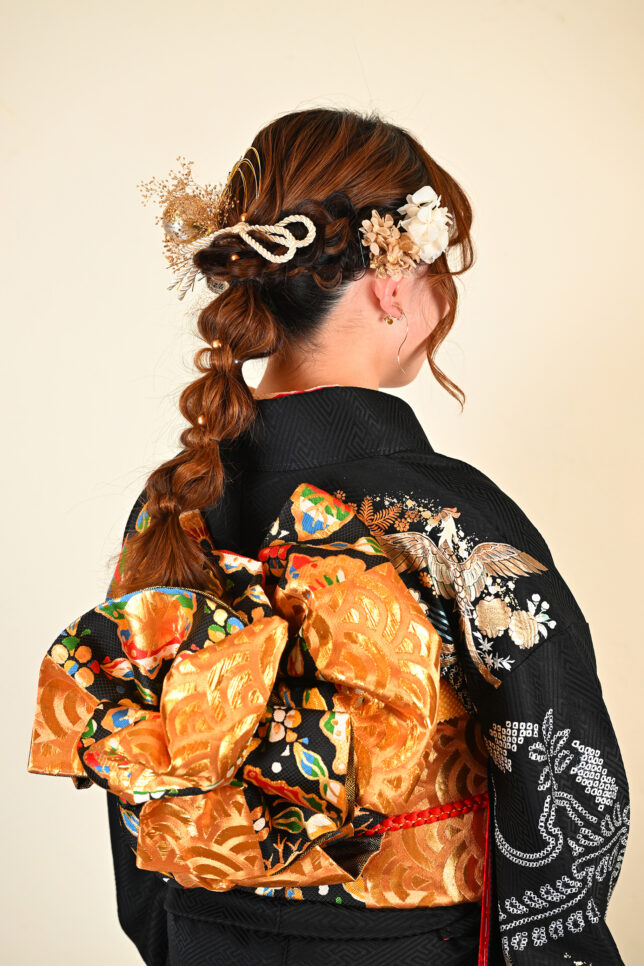 練馬区　大泉学園　成人式　着付け