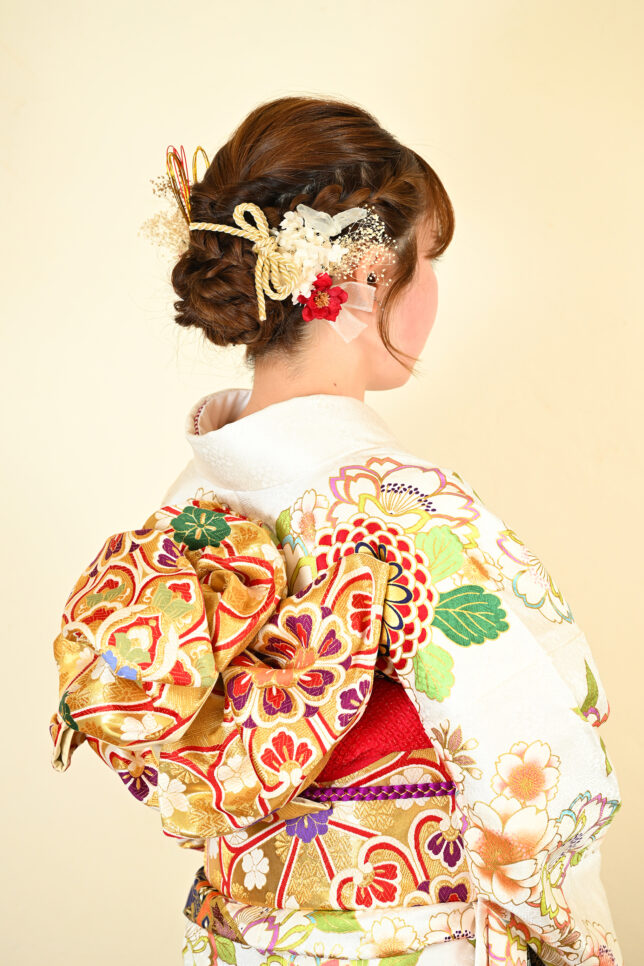 練馬区　大泉学園　成人式　着付け