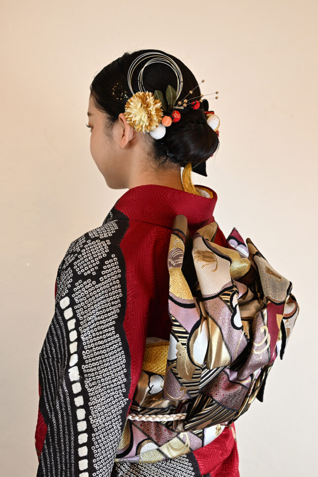 練馬区　大泉学園　成人式　着付け