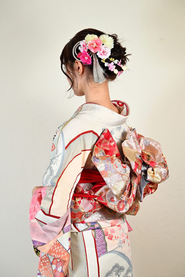 練馬区　大泉学園　成人式　着付け